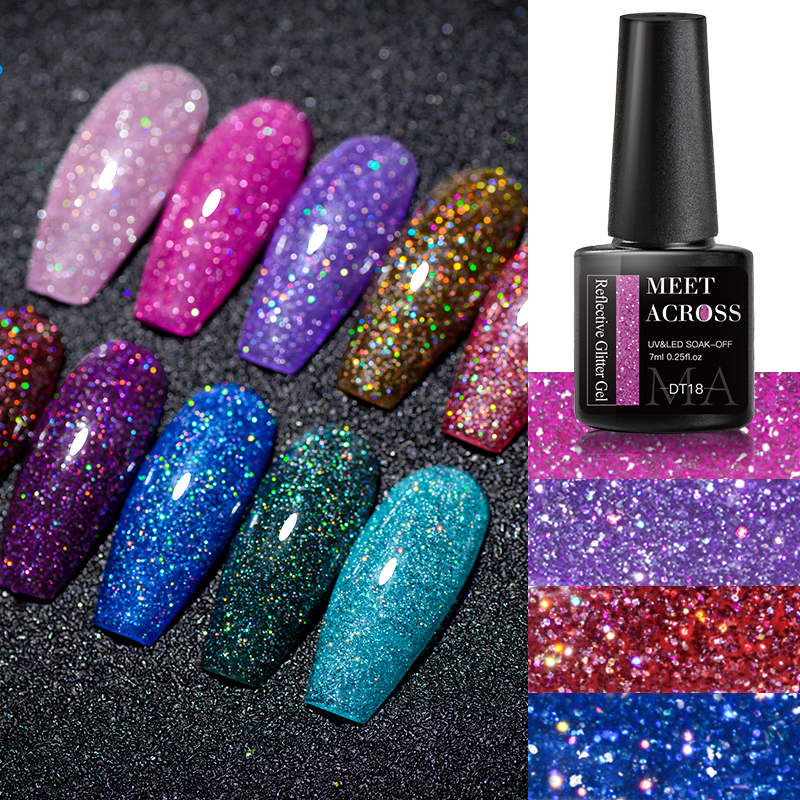 6Pcs Glitter Nail Gel Polish S - Resin Glitter Pack reseña y precio