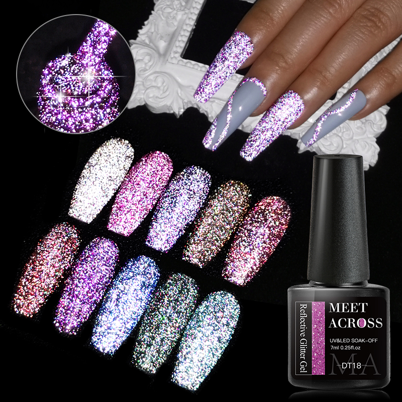 6Pcs Glitter Nail Gel Polish S - Resin Glitter Pack reseña y precio