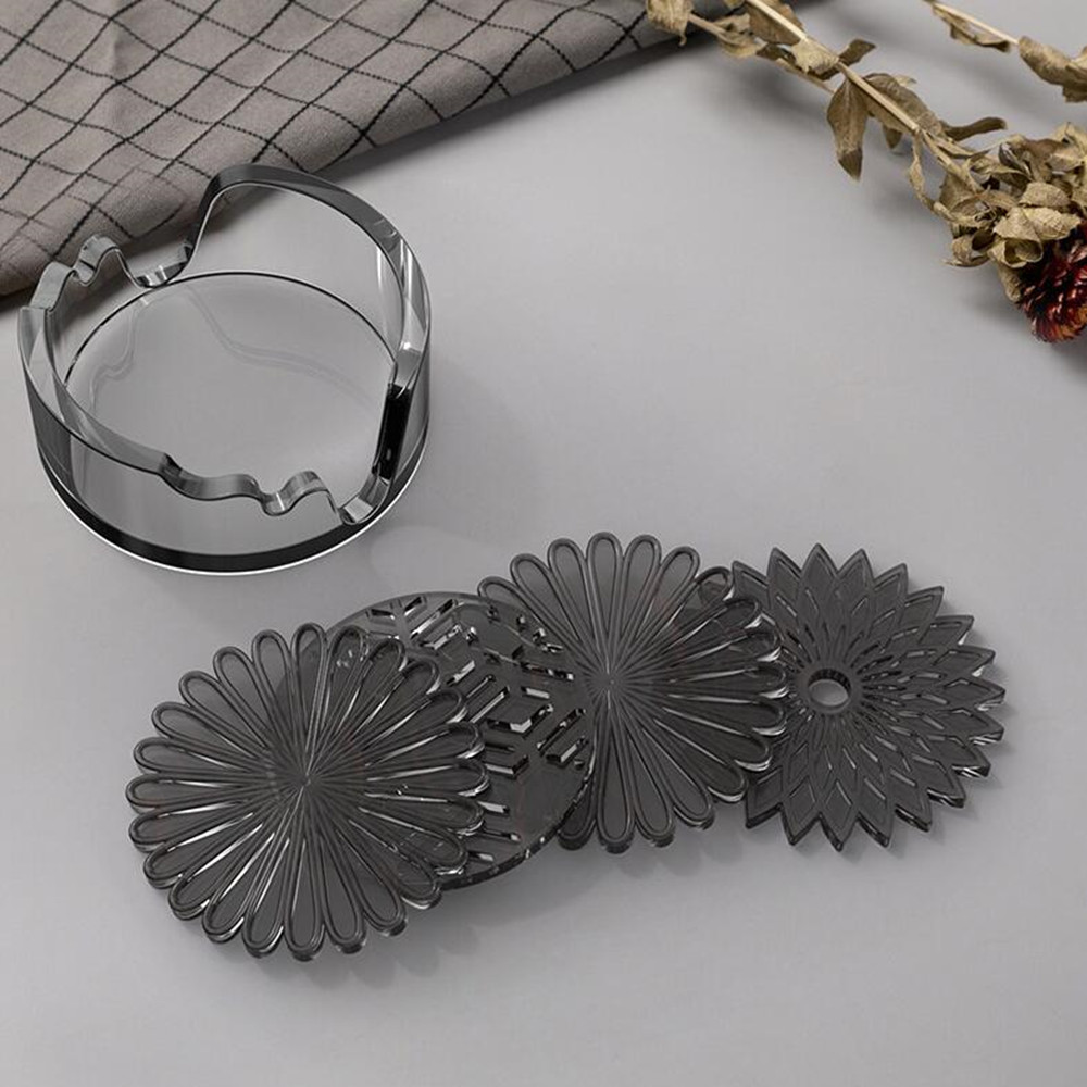 1Pcs Round Coaster Resin Silic - Coaster Mold Round reseña y precio