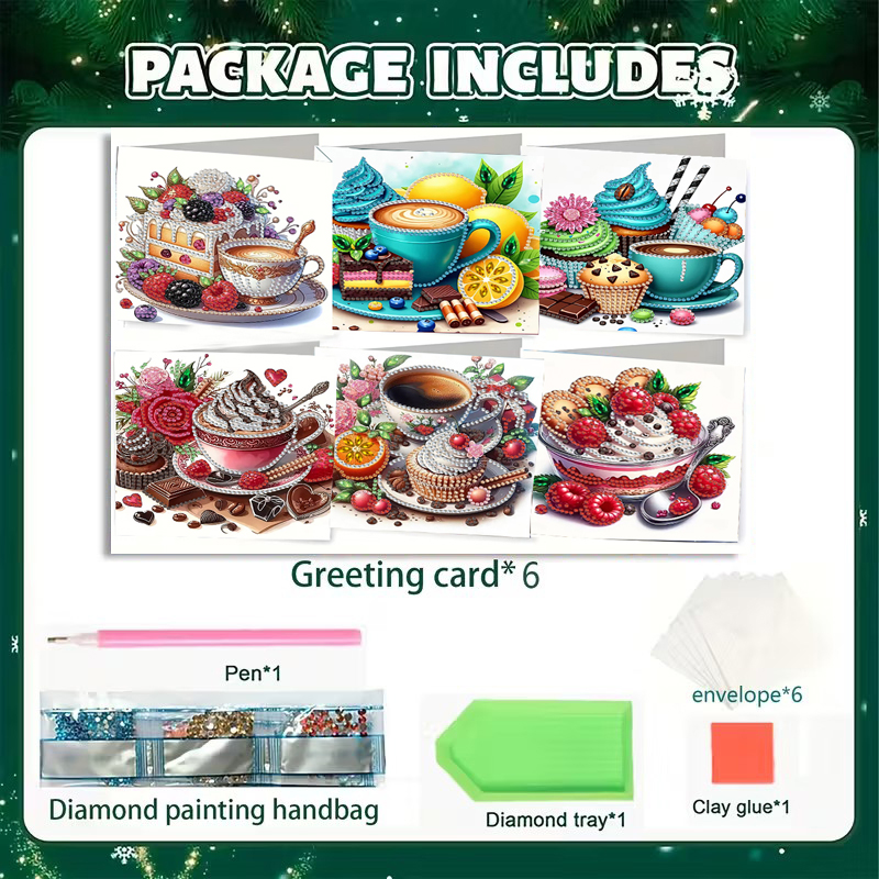 6-piece DIY Diamond Painting S - Resin Craft Kit reseña y precio