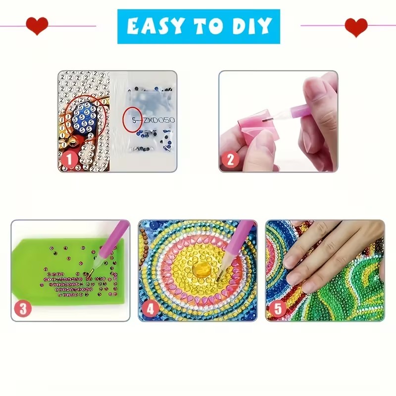 6-piece DIY Diamond Painting S - Resin Craft Kit reseña y precio