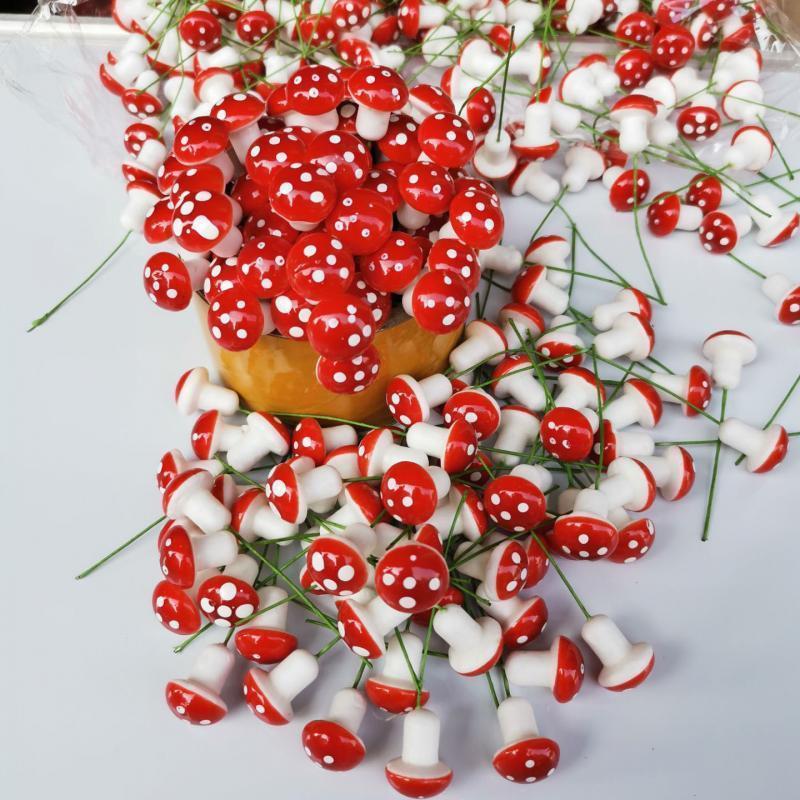 10-80PCS Mini Color Mushroom D - Terrarium Moss Art reseña y precio