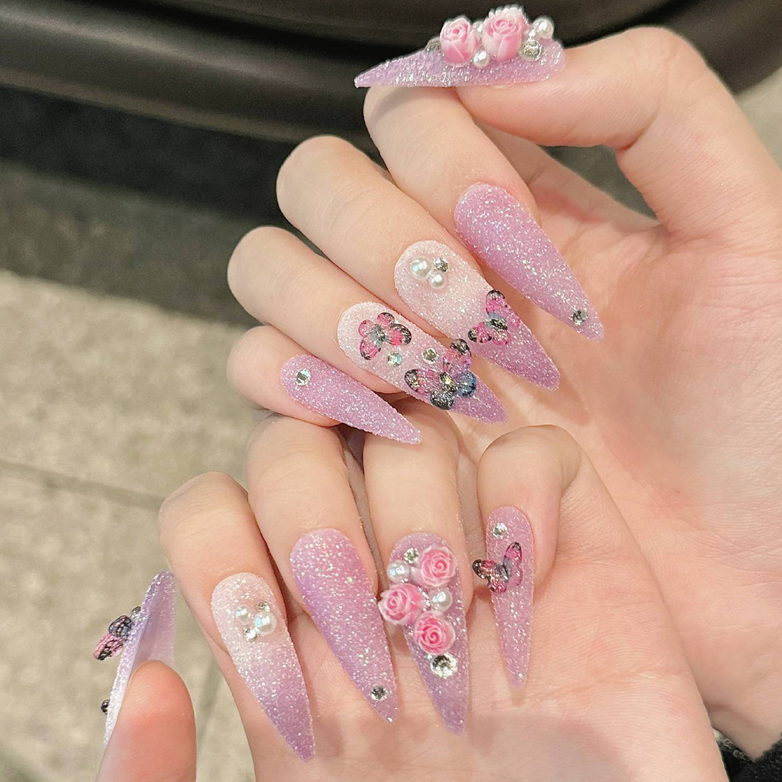 10pcs Long Stiletto Handmade F - Resin Craft Material reseña y precio
