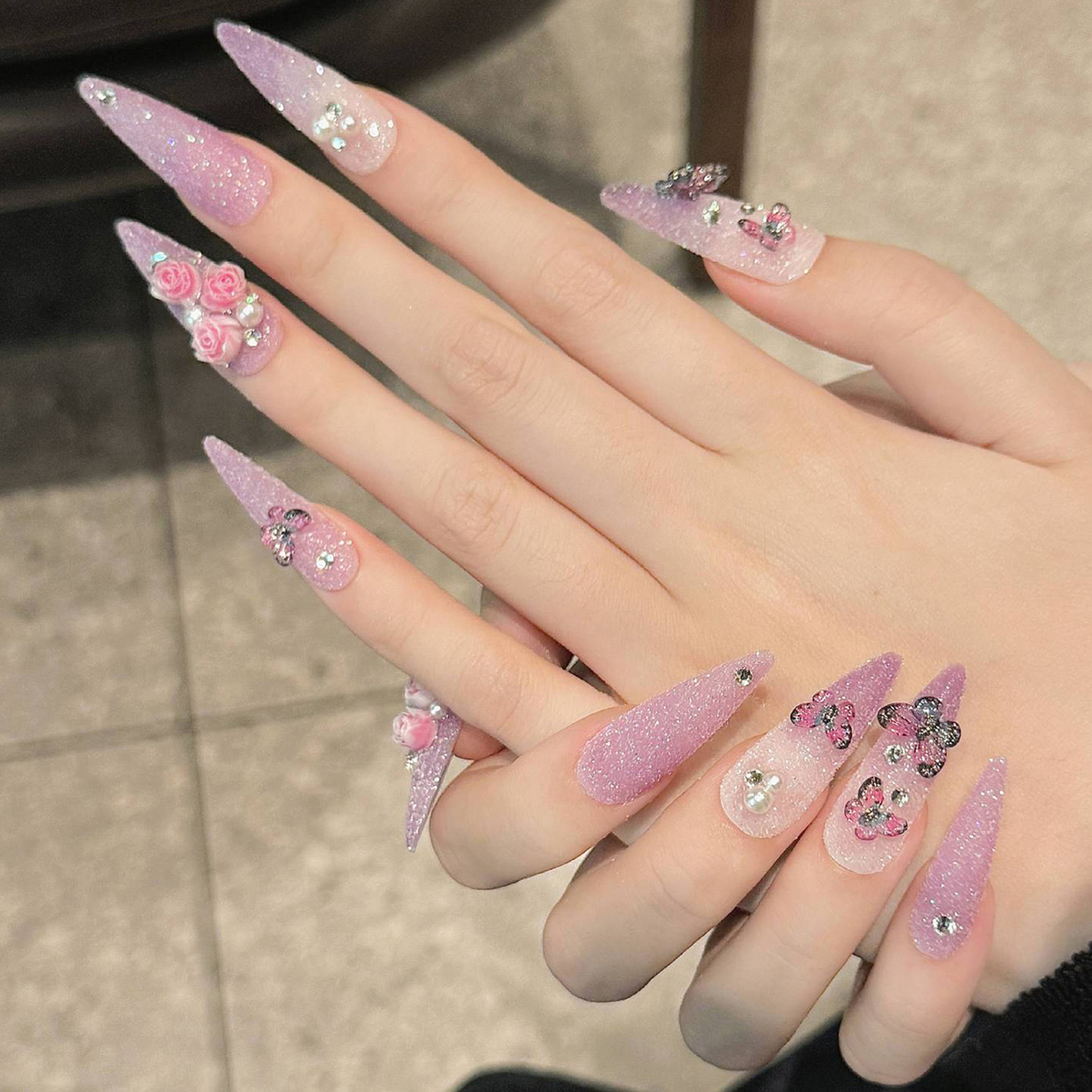 10pcs Long Stiletto Handmade F - Resin Craft Material reseña y precio