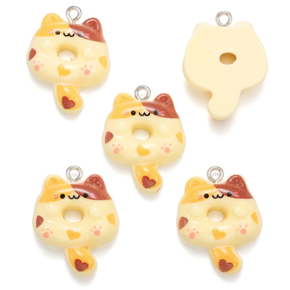 10Pcs Kawaii Cartoon Cat Resin - Resin Crafts reseña y precio