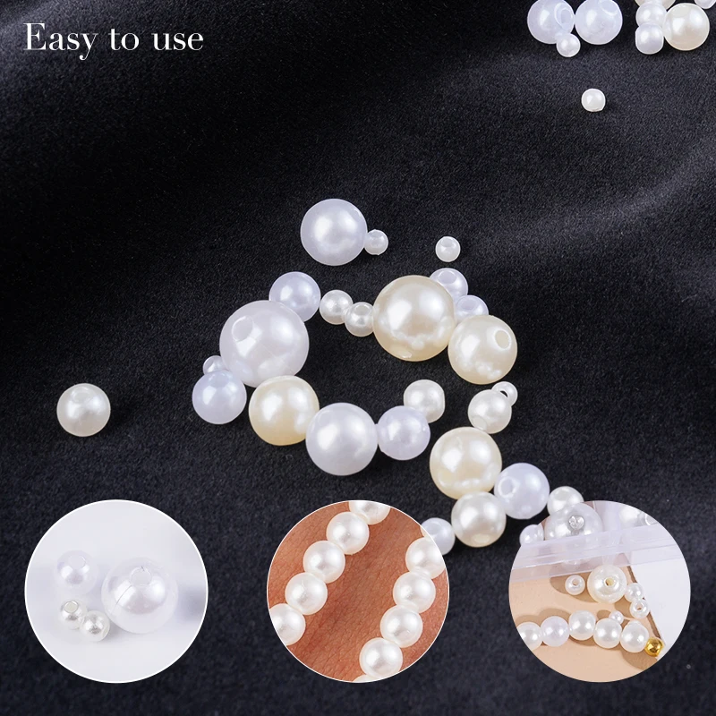800pcs Artificial Faux Pearl R - Resin Crafts reseña y precio