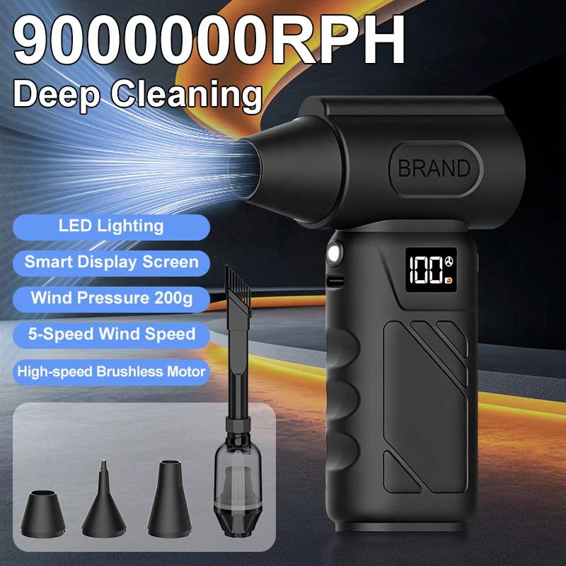 9000KRPH Mini Turbo Air Blower - Vacuum Chamber Small reseña y precio