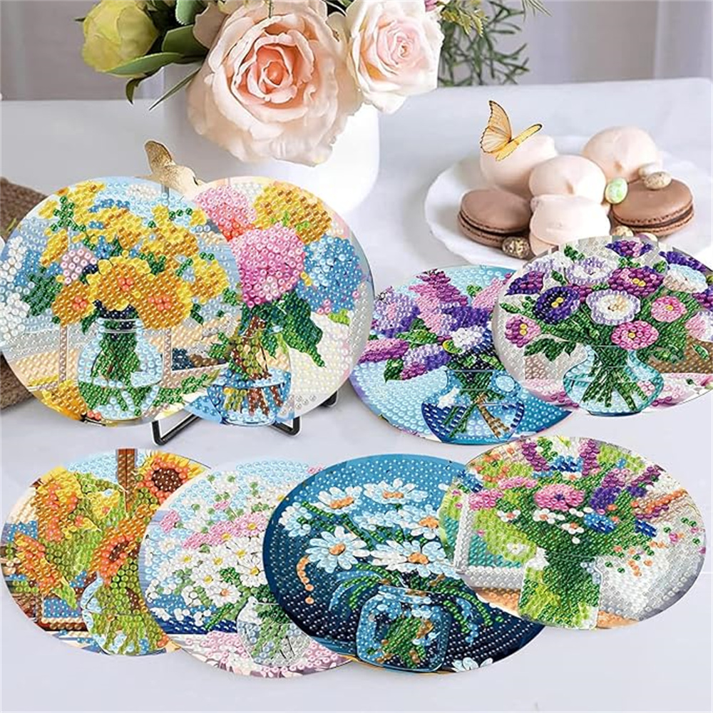 8-piece set of diamond paintin - Resin Craft Kit reseña y precio