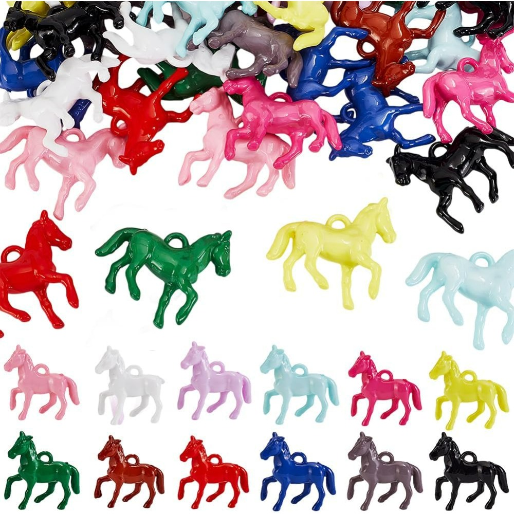 48pcs Opaque Acrylic Pendants  - Resin Crafts reseña y precio