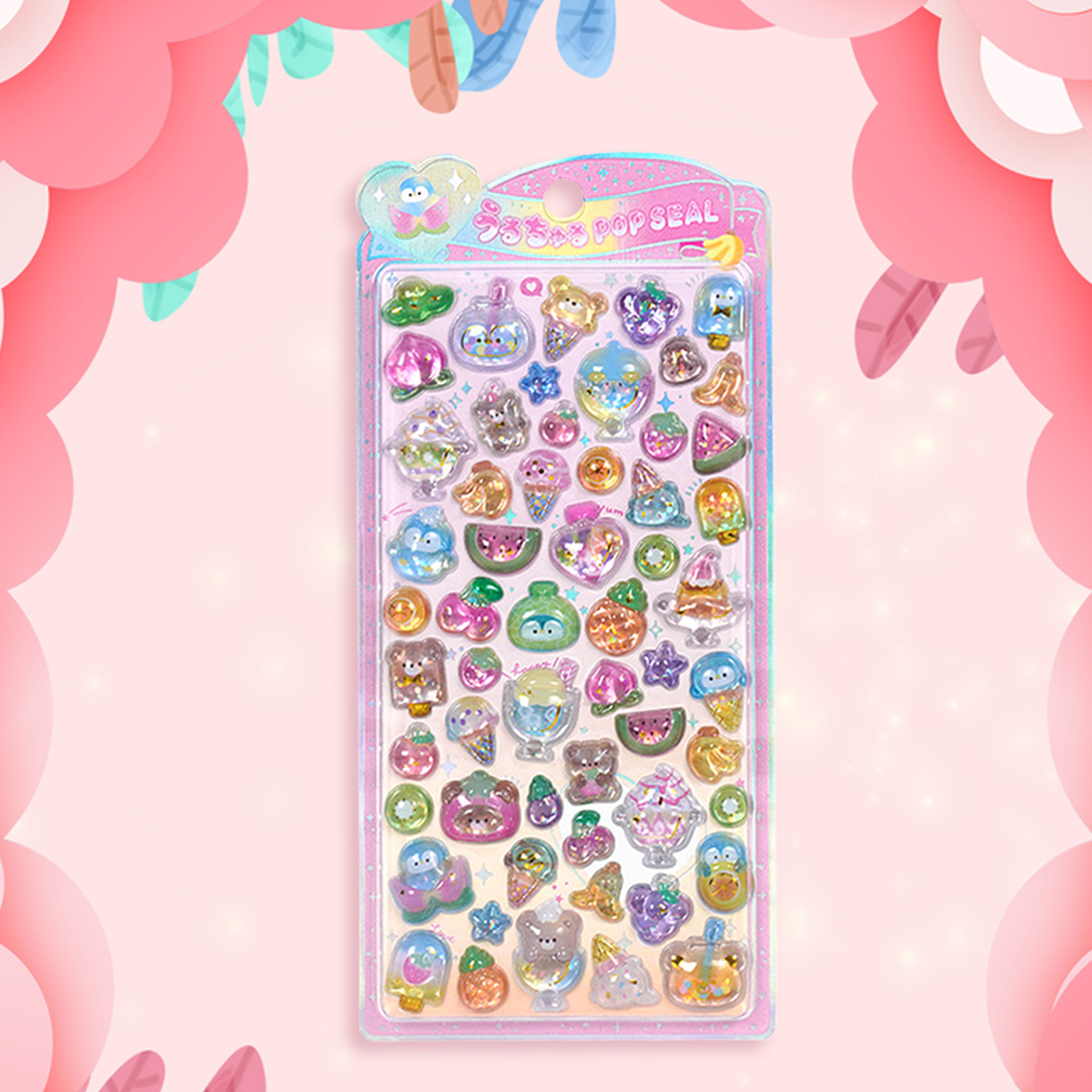 Cute Animal Sticker Pack 3D Sp - Resin Glitter Pack reseña y precio