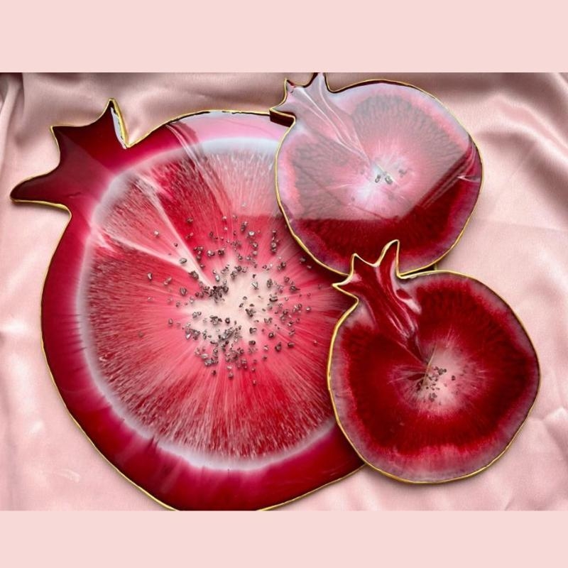 X6HE Pomegranate Geode Agate E - Geode Mold Silicone reseña y precio
