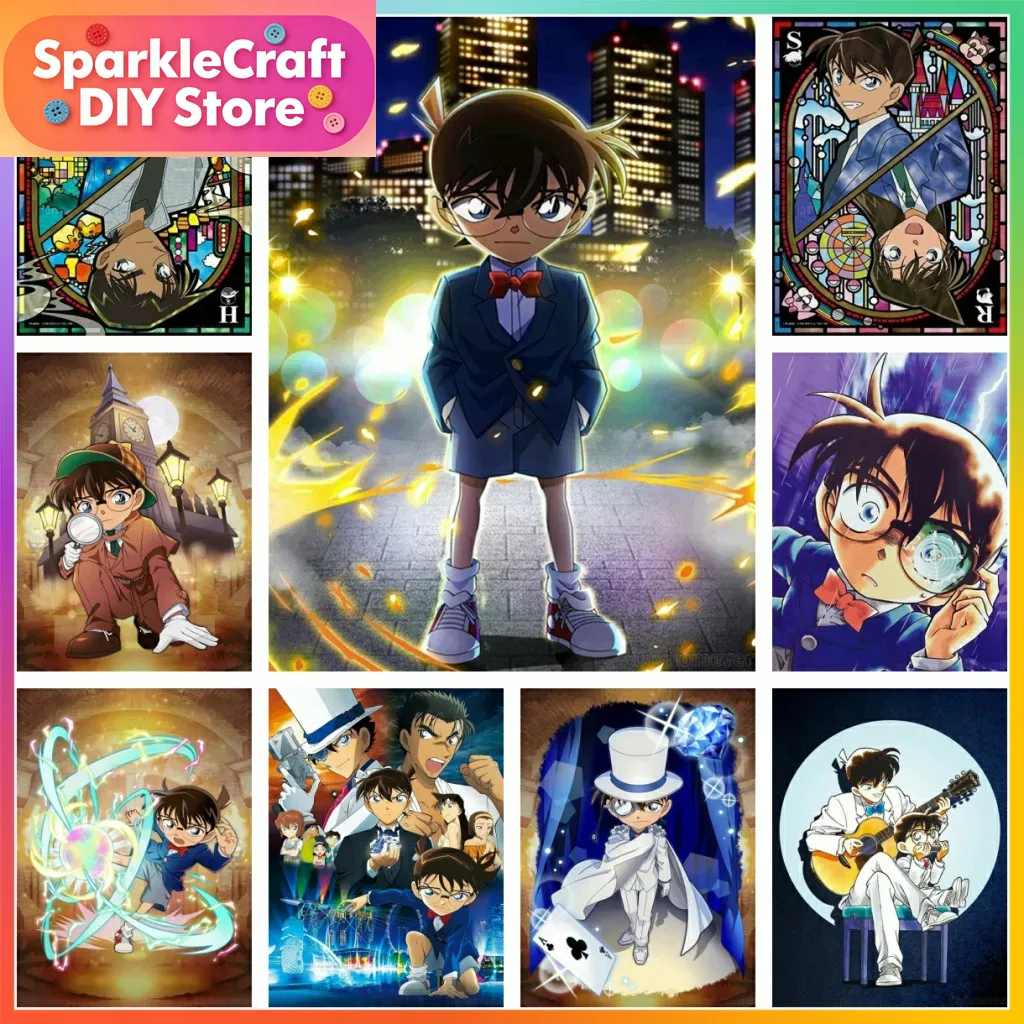 1pc frameless Detective Conan  - Resin Craft Kit reseña y precio