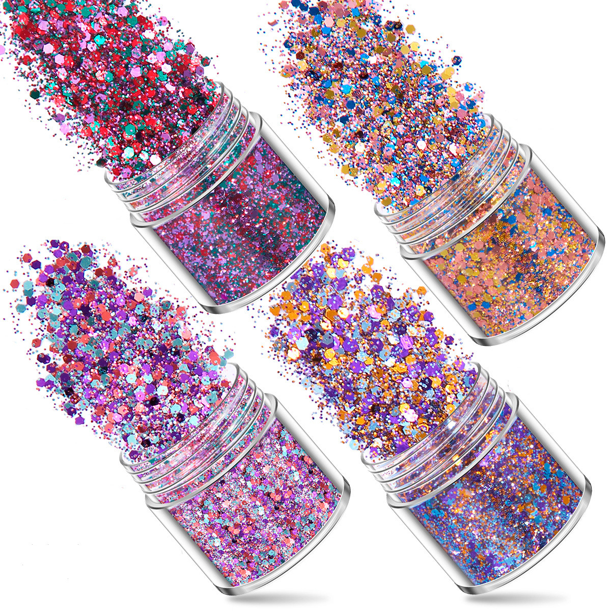 SNASAN 4Pcs Color Superfine Gl - Resin Pigment Set reseña y precio
