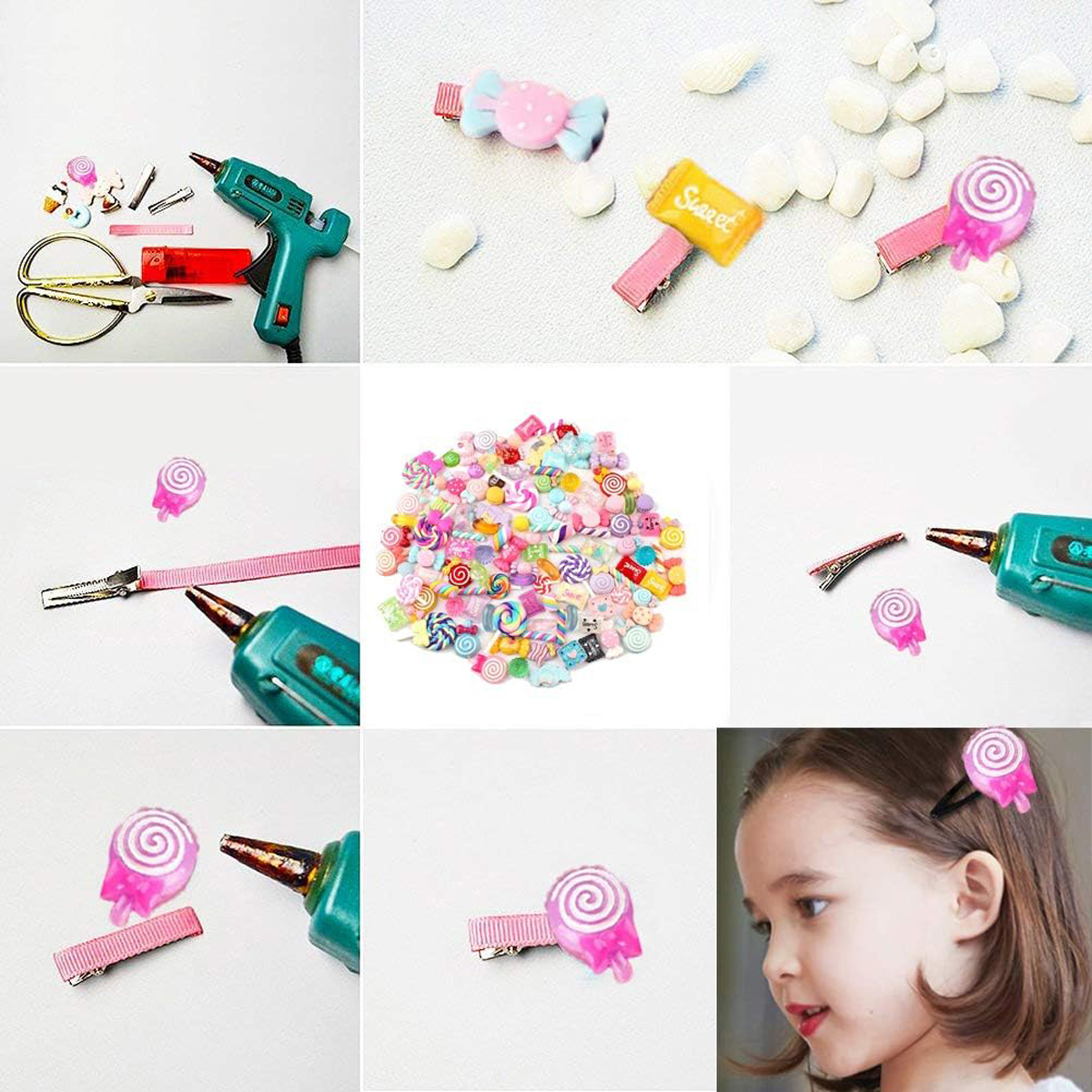 30pcs Random Candy Slime Charm - Resin Crafts reseña y precio