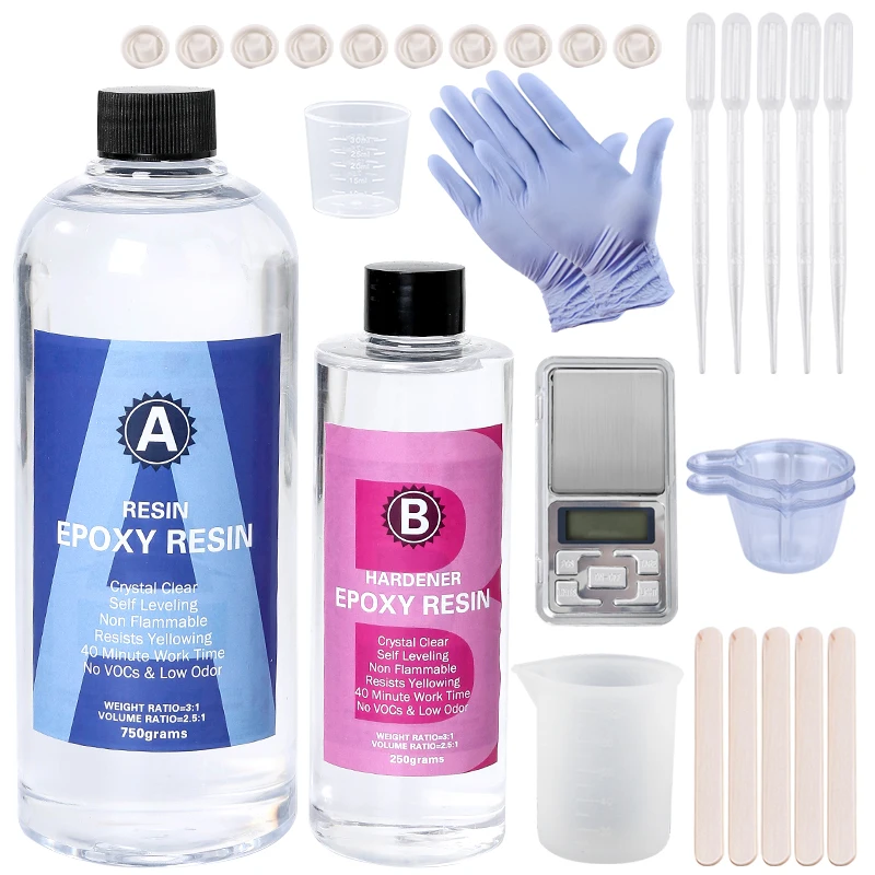 Epoxy Resin Kit Crystal Clear  - Mixing Cup Silicone reseña y precio
