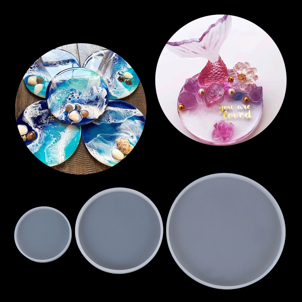 DIY Craft Silicone Fluid Arts  - Coaster Mold Round reseña y precio