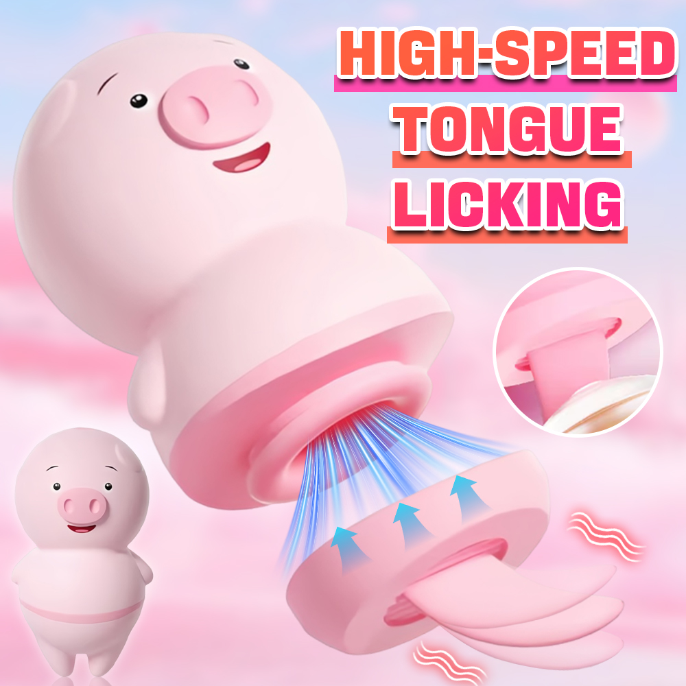 Mini Pig Licking Tongue Vibrat - Vacuum Chamber Small reseña y precio