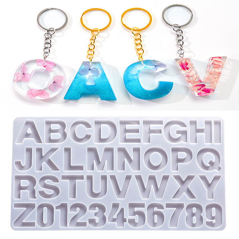 Alphabet Epoxy Resin Silicone  - Epoxy Uv Resin Kit reseña y precio