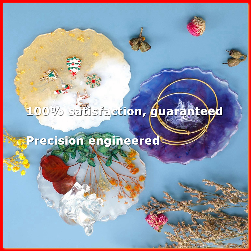 6 Pieces Resin Coaster Mold La - Geode Mold Silicone reseña y precio