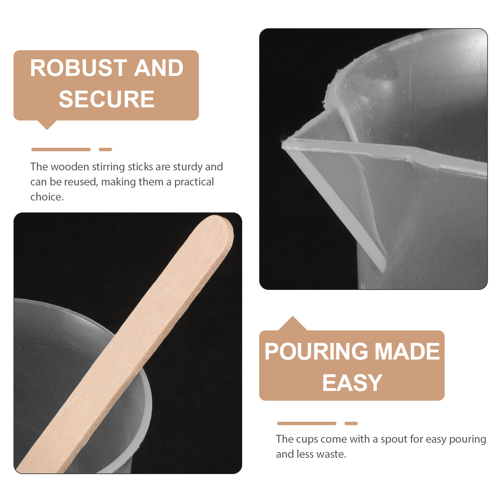 1Set Epoxy Resin Mixing Cup Se - Mixing Cup Silicone reseña y precio