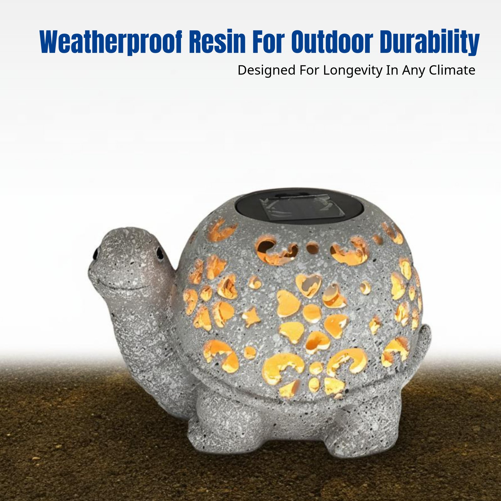 Garden Decor, Solar Hollow Tur - Resin Crafts reseña y precio