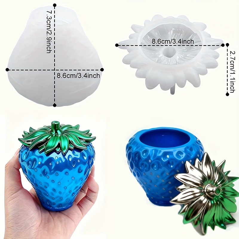 1 piece of strawberry can resi - Resin Craft Ideas reseña y precio