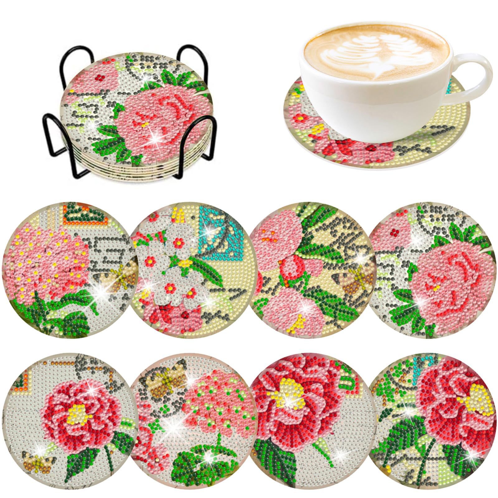 RUOPOTY 8pc/sets Diamond Paint - Resin Craft For Beginners reseña y precio