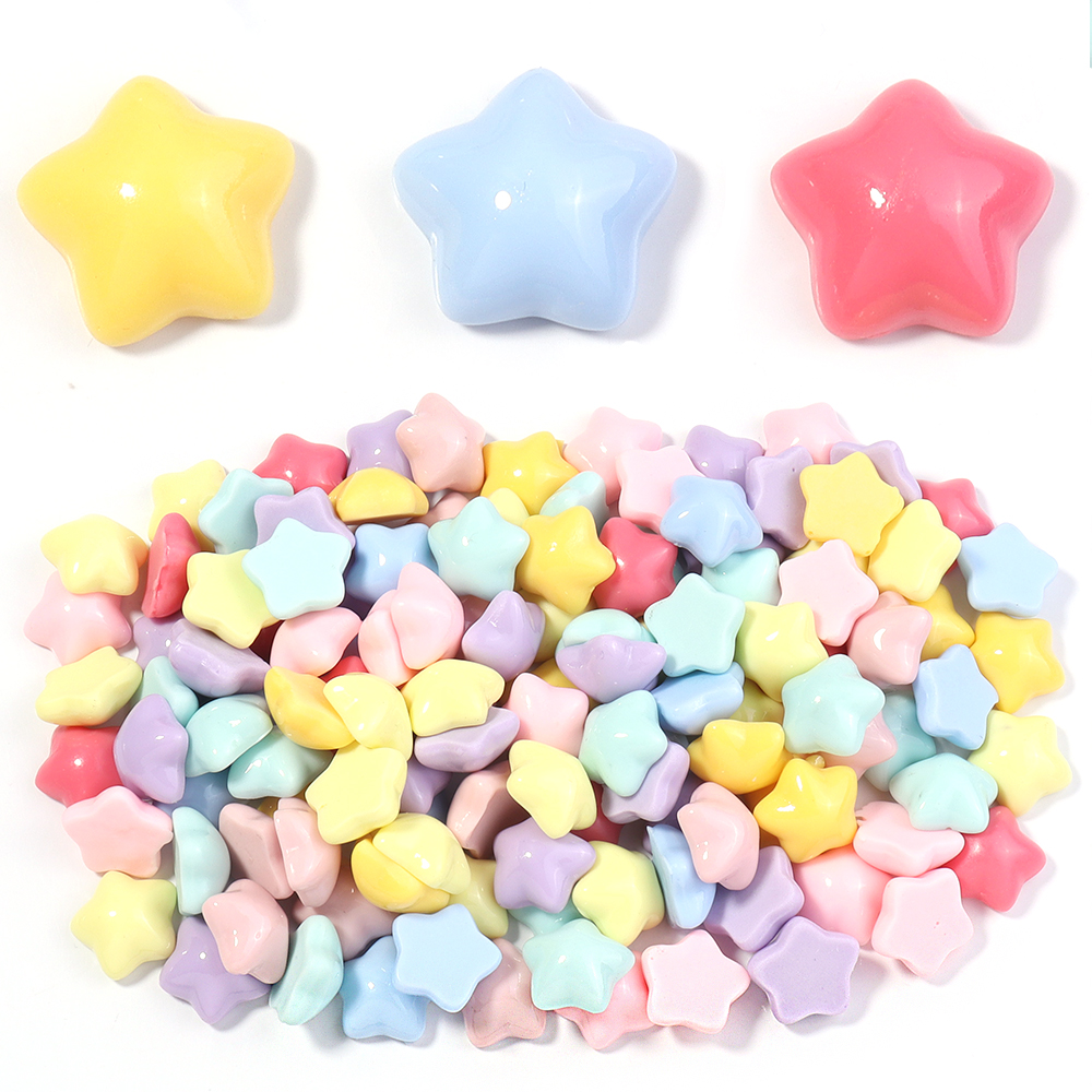 50pcs/lot 16mm Colorful Star R - Resin Crafts Diy reseña y precio