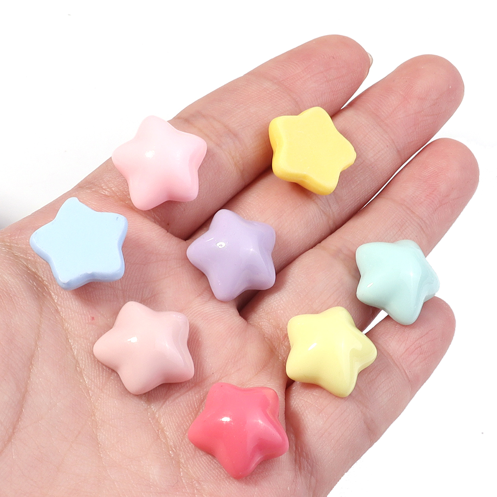 50pcs/lot 16mm Colorful Star R - Resin Crafts Diy reseña y precio