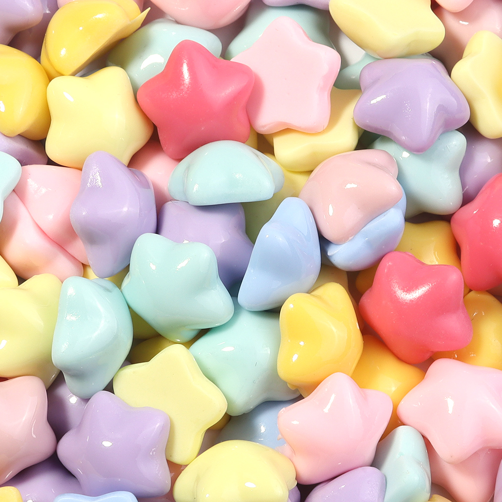 50pcs/lot 16mm Colorful Star R - Resin Crafts Diy reseña y precio