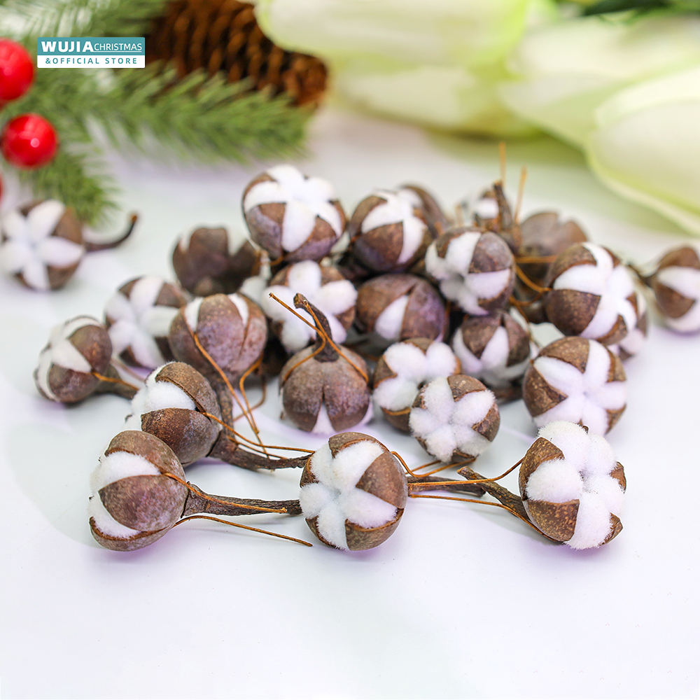 12pcs Artificial Kapok Natural - Dried Flower Bulk reseña y precio
