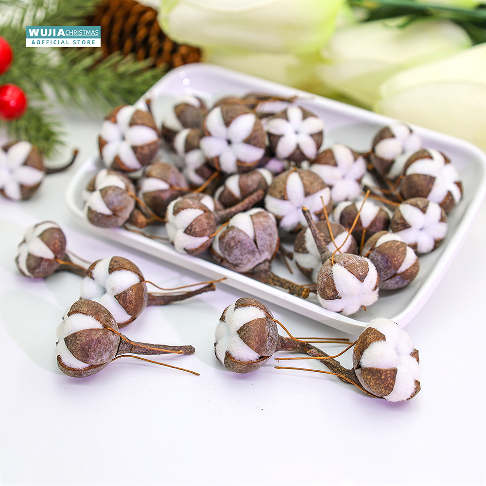 12pcs Artificial Kapok Natural - Dried Flower Bulk reseña y precio