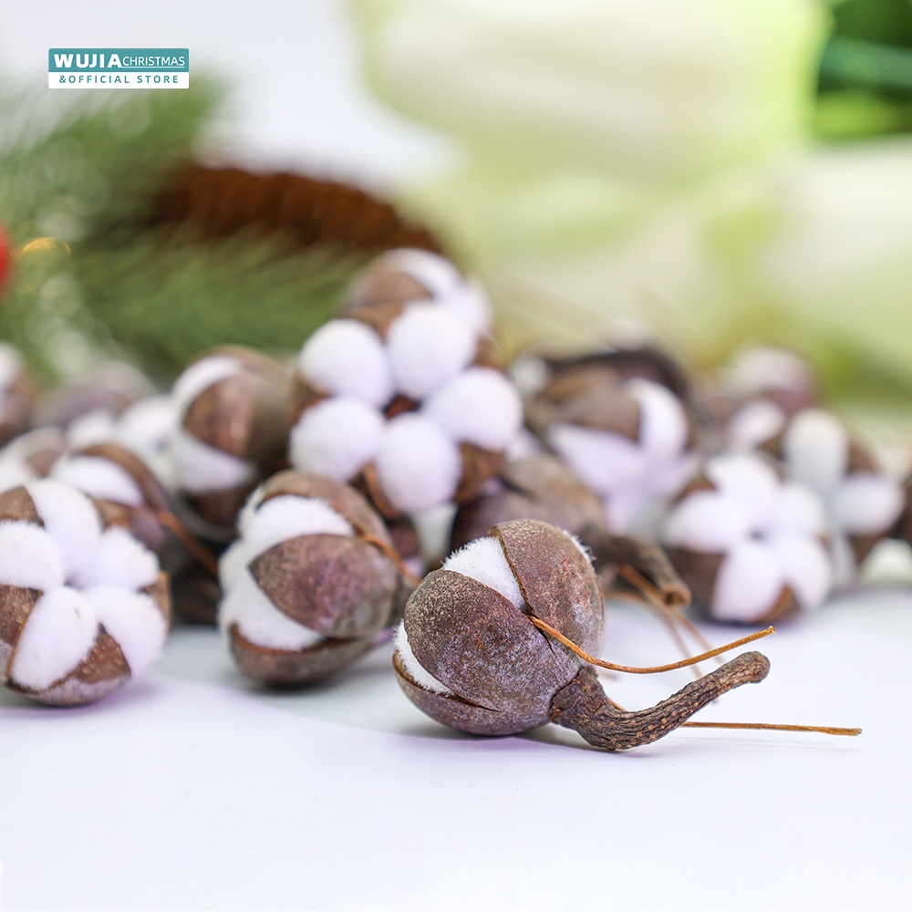 12pcs Artificial Kapok Natural - Dried Flower Bulk reseña y precio