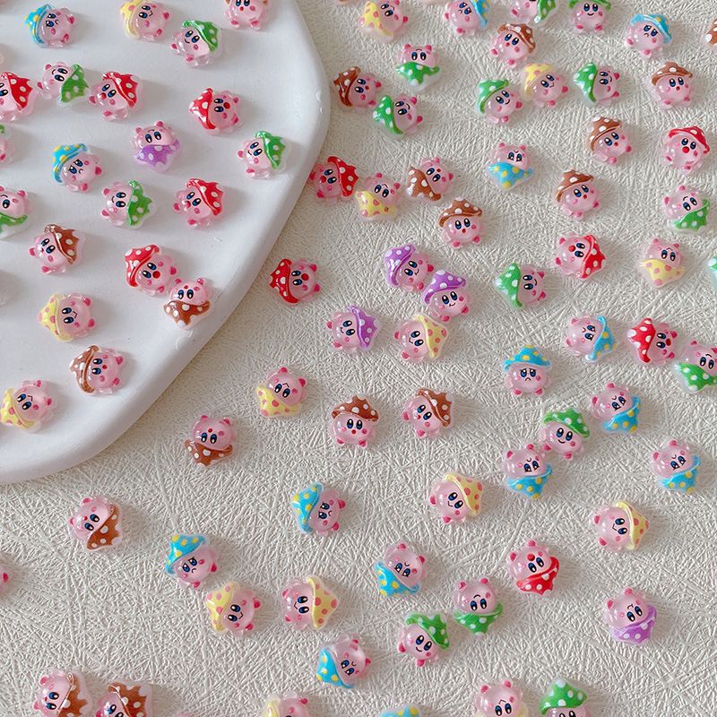 2/10/20pcs Kirby Nail Charms 3 - Resin Crafts reseña y precio
