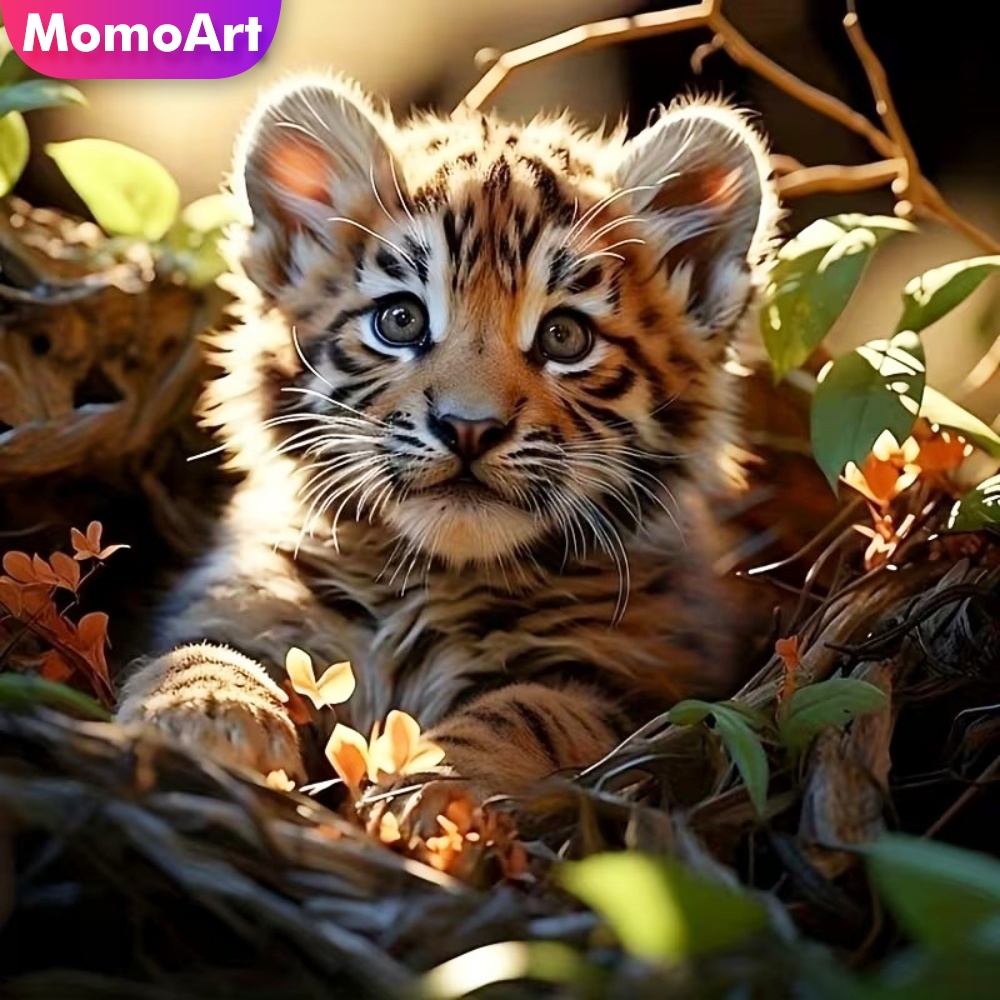 Momoart Diamond Painting Tiger - Resin Craft For Beginners reseña y precio