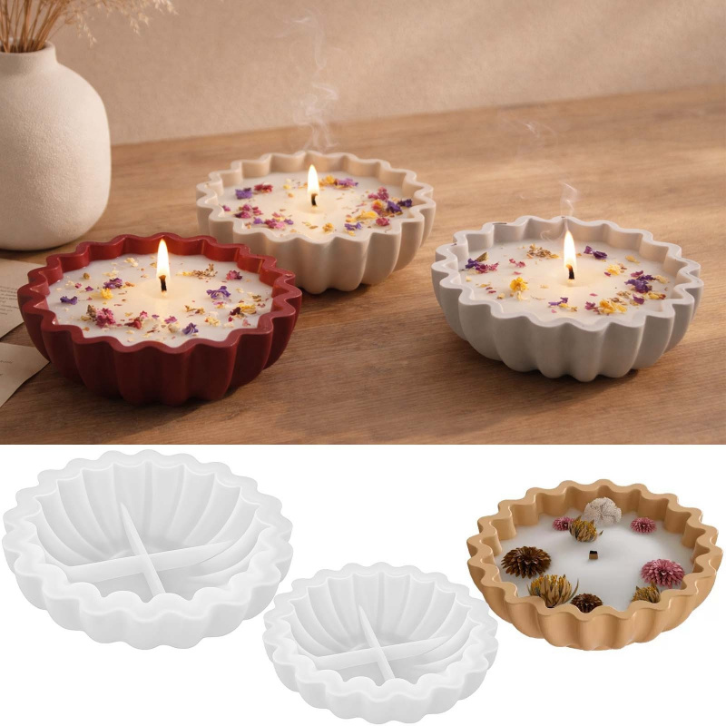 1 Epoxy plaster origami wave e - Coaster Mold Round reseña y precio
