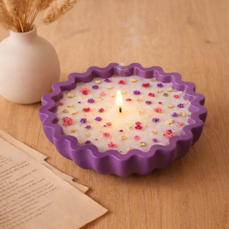 1 Epoxy plaster origami wave e - Coaster Mold Round reseña y precio