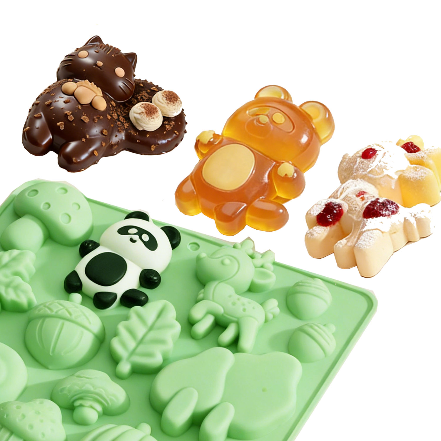 1 Silicone Cake Mold in the Sh - Resin Craft Material reseña y precio