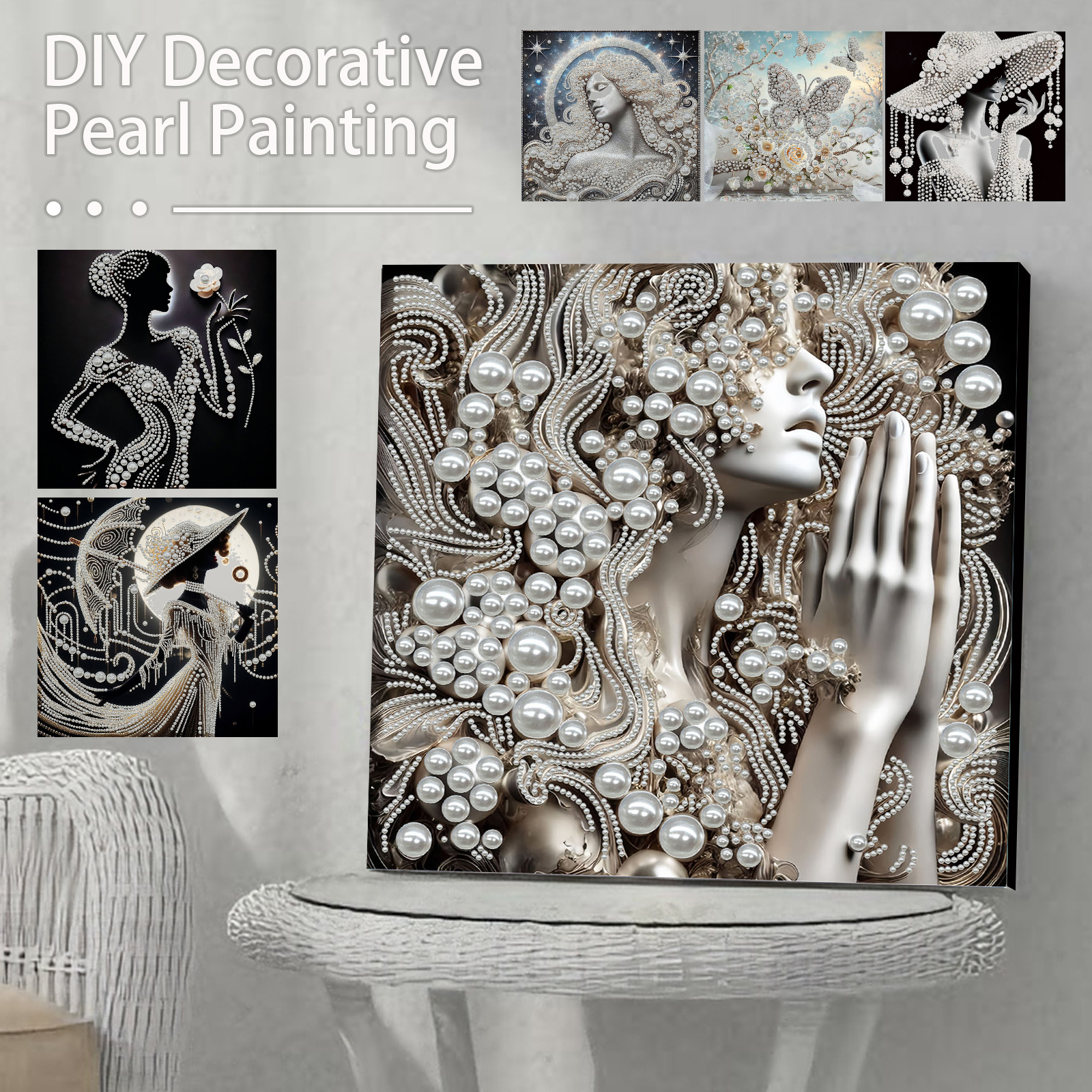 DIY Ladies Pearl Diamond Paint - Resin Craft For Beginners reseña y precio