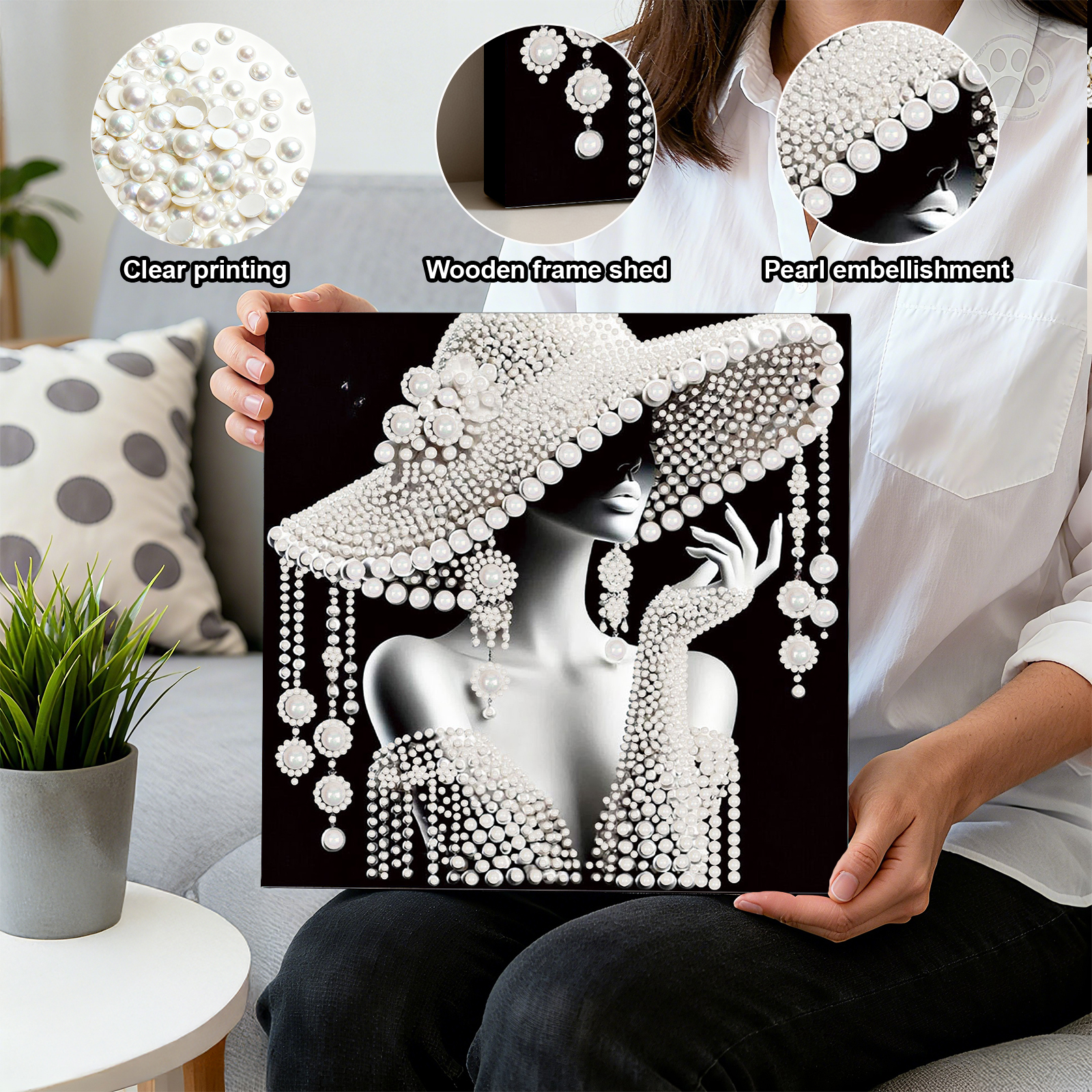 DIY Ladies Pearl Diamond Paint - Resin Craft For Beginners reseña y precio