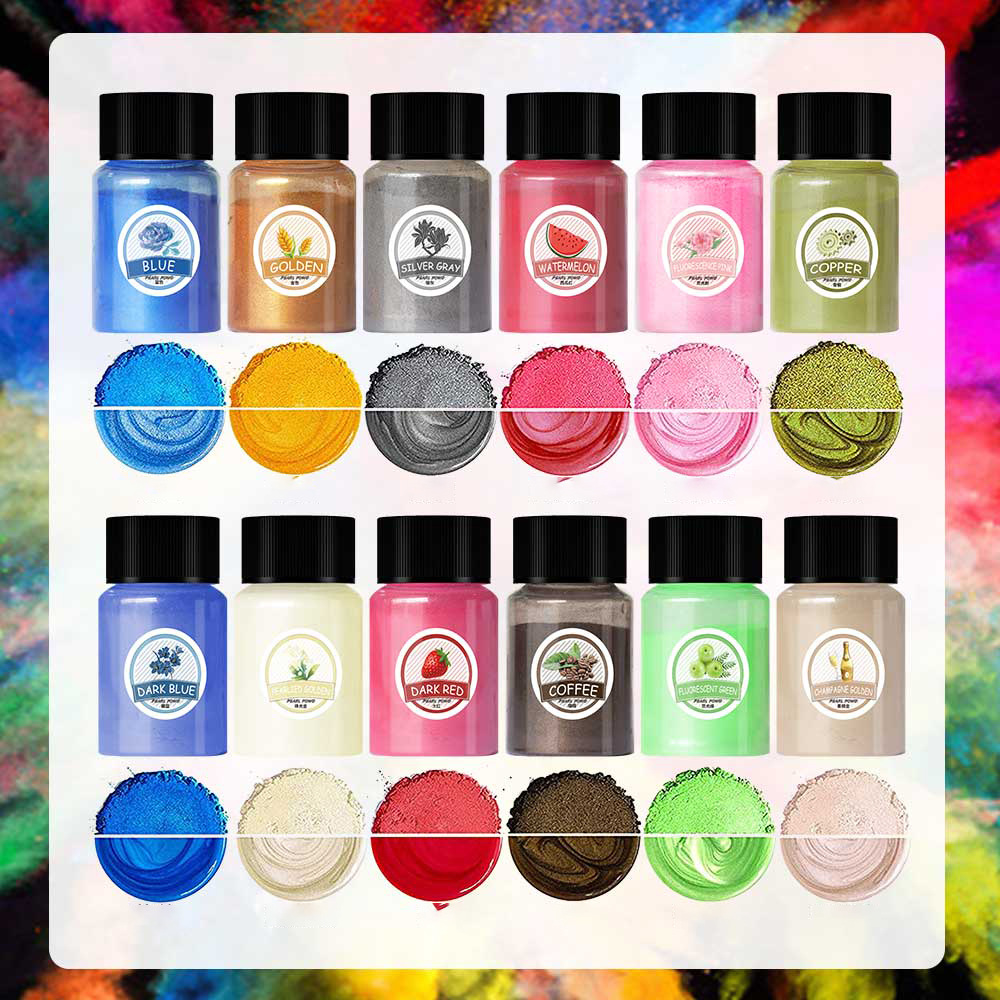 10ml Pearl Powder Epoxy Resin  - Resin Pigment Set reseña y precio