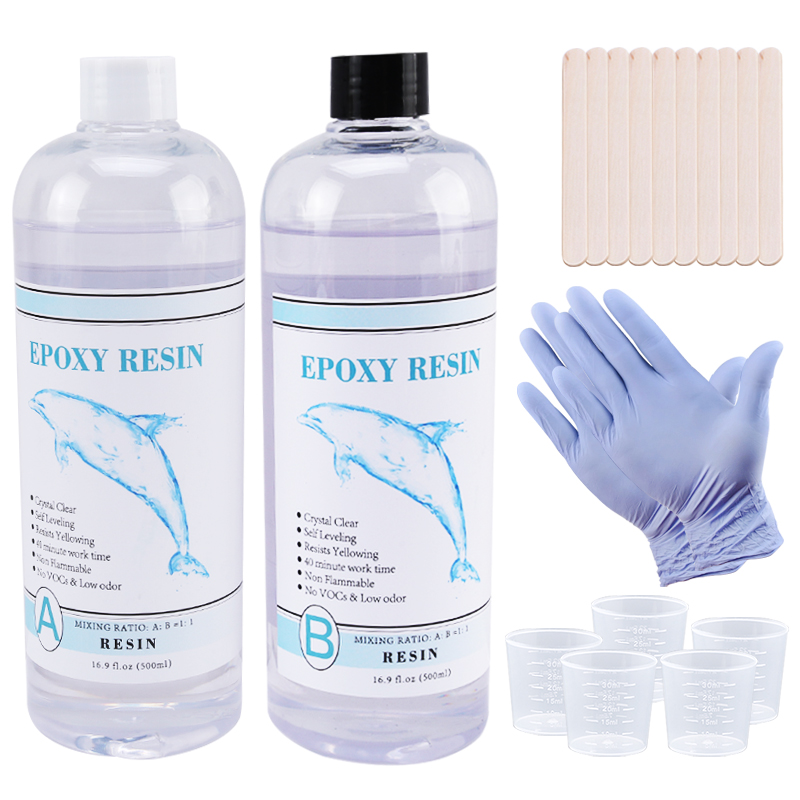 1:1 Clear Epoxy Resin Crystal  - Epoxy Uv Resin Kit reseña y precio