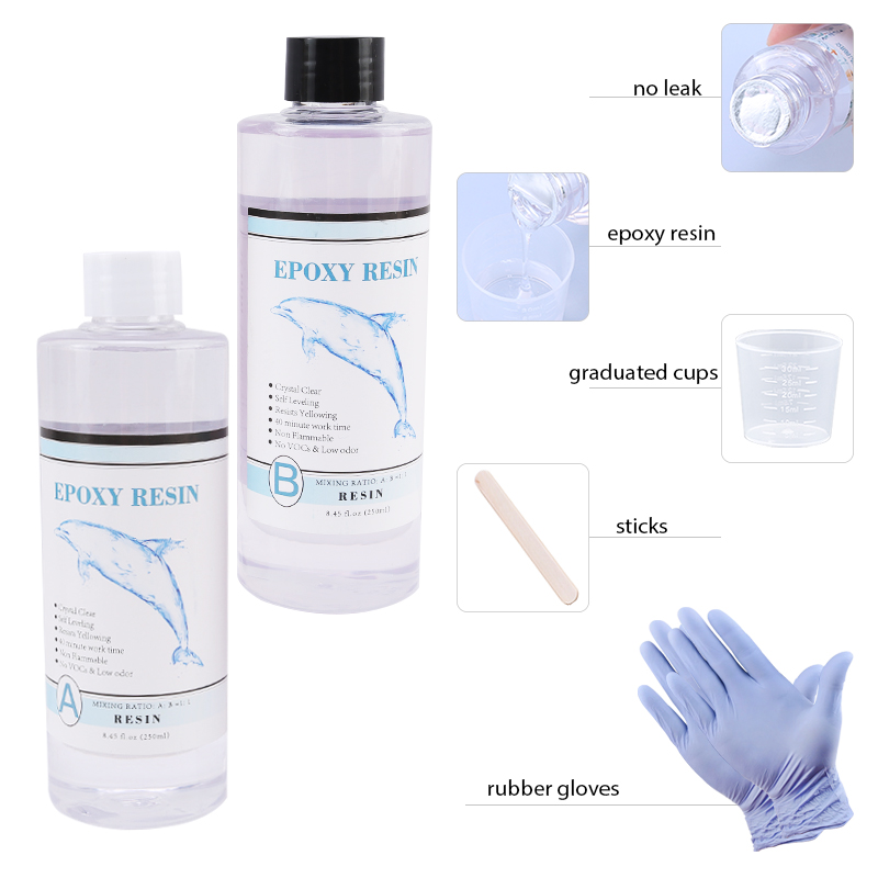 1:1 Clear Epoxy Resin Crystal  - Epoxy Uv Resin Kit reseña y precio