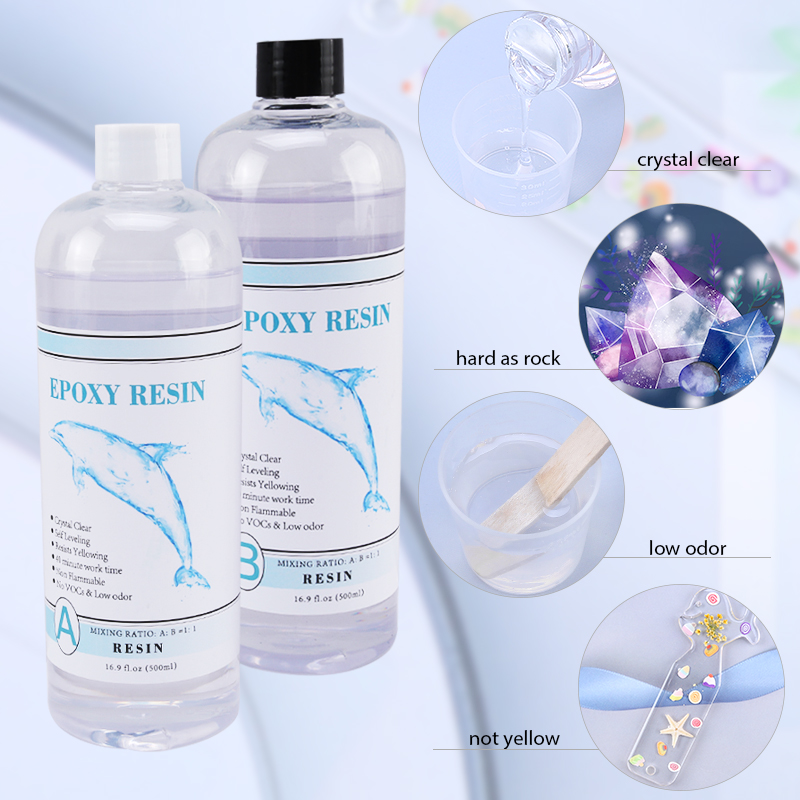 1:1 Clear Epoxy Resin Crystal  - Epoxy Uv Resin Kit reseña y precio