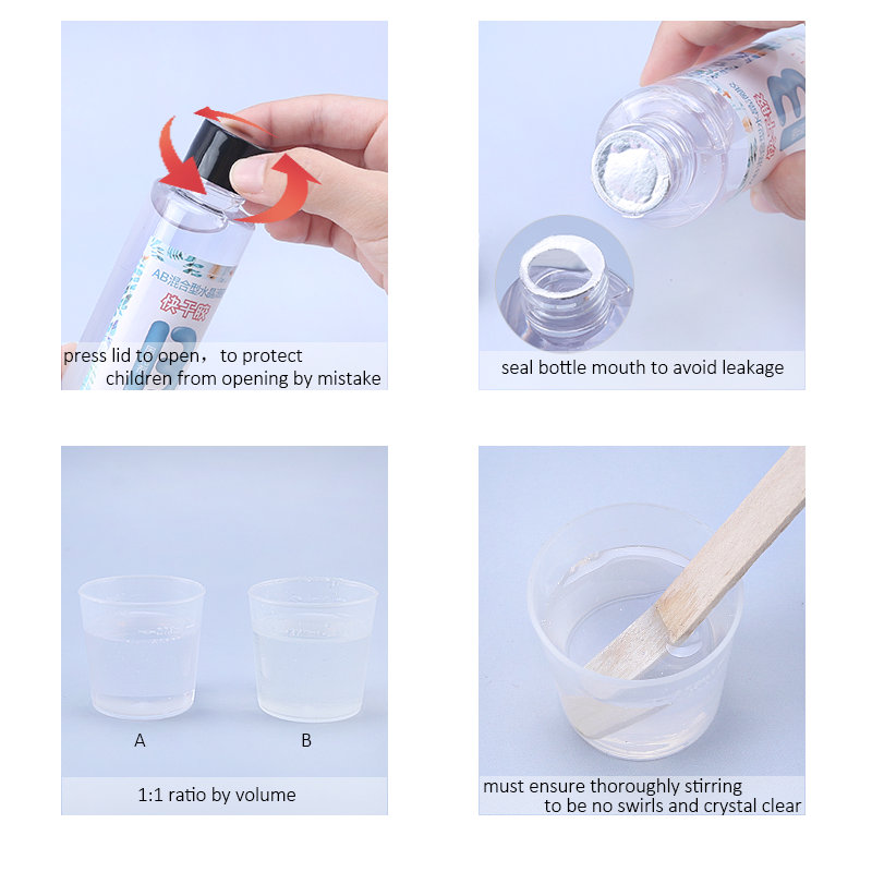 1:1 Clear Epoxy Resin Crystal  - Epoxy Uv Resin Kit reseña y precio