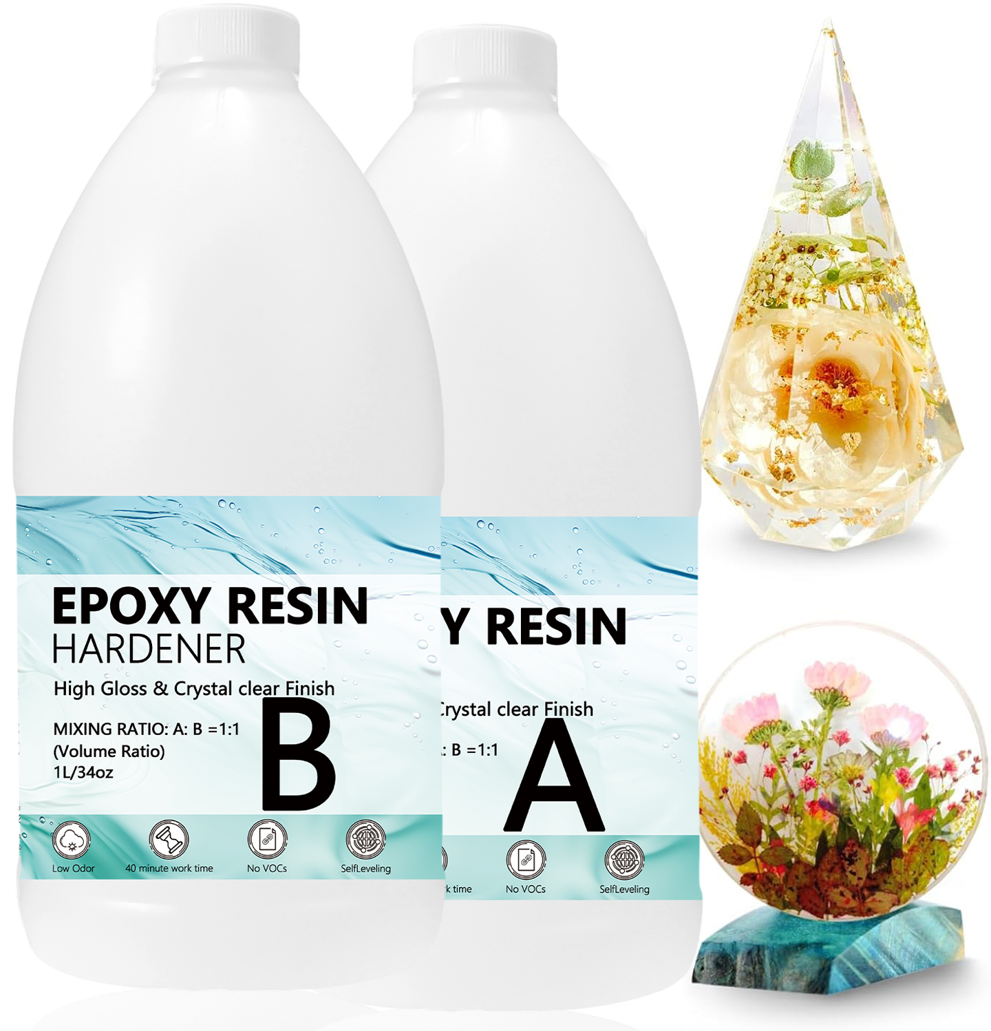 Epoxy Resin Kits Set, Art Kit  - Resin Craft For Beginners reseña y precio