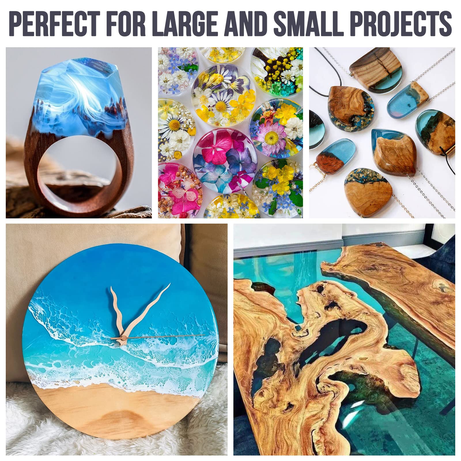 Epoxy Resin Kits Set, Art Kit  - Resin Craft For Beginners reseña y precio