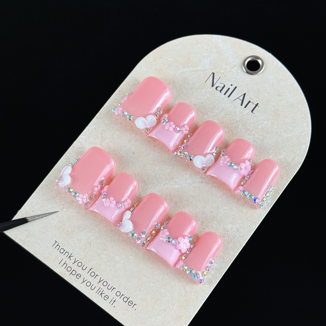 10pcs high-end Pink girl style - Resin Craft Material reseña y precio