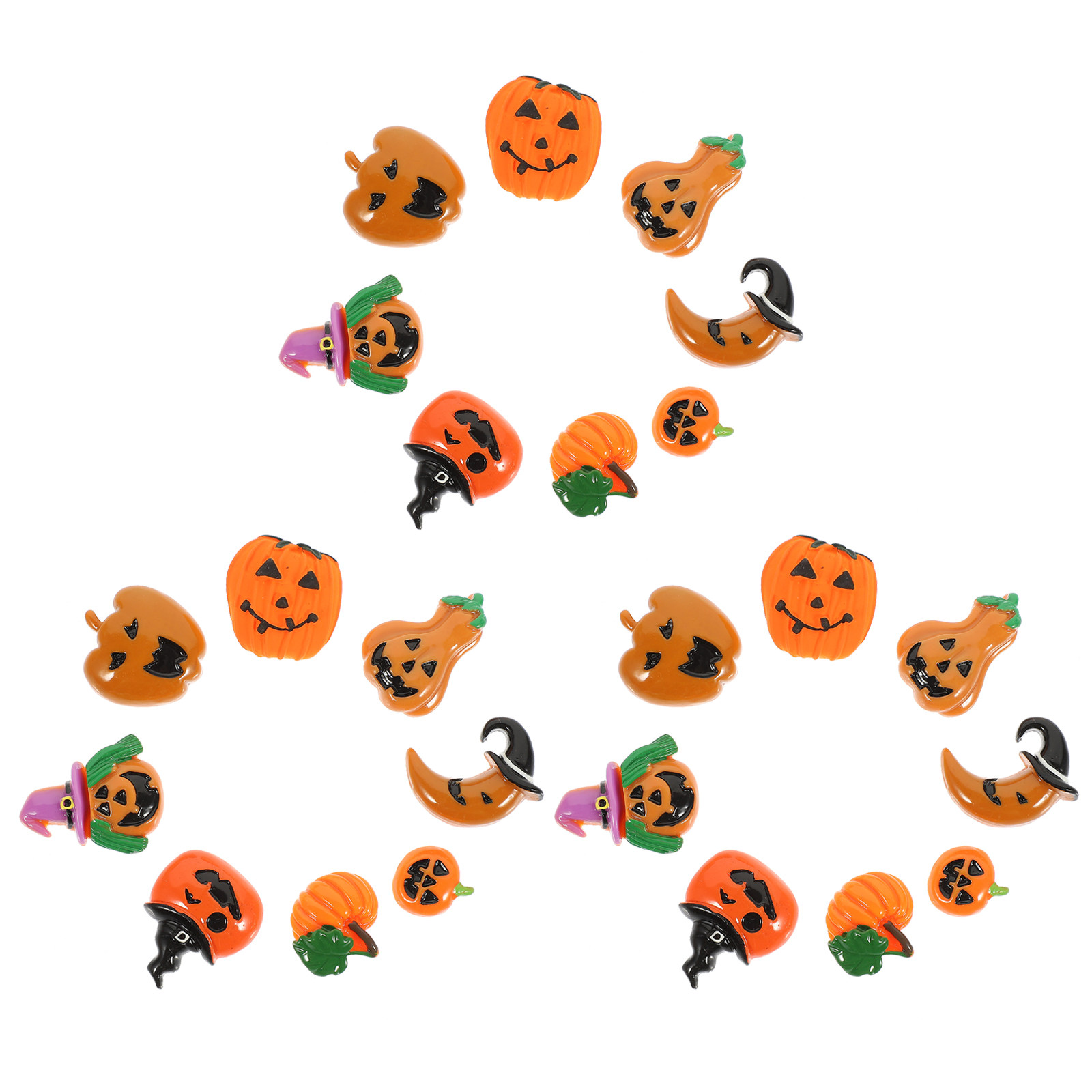 24Pcs Resin Halloween Pumpkin  - Resin Crafts Diy reseña y precio