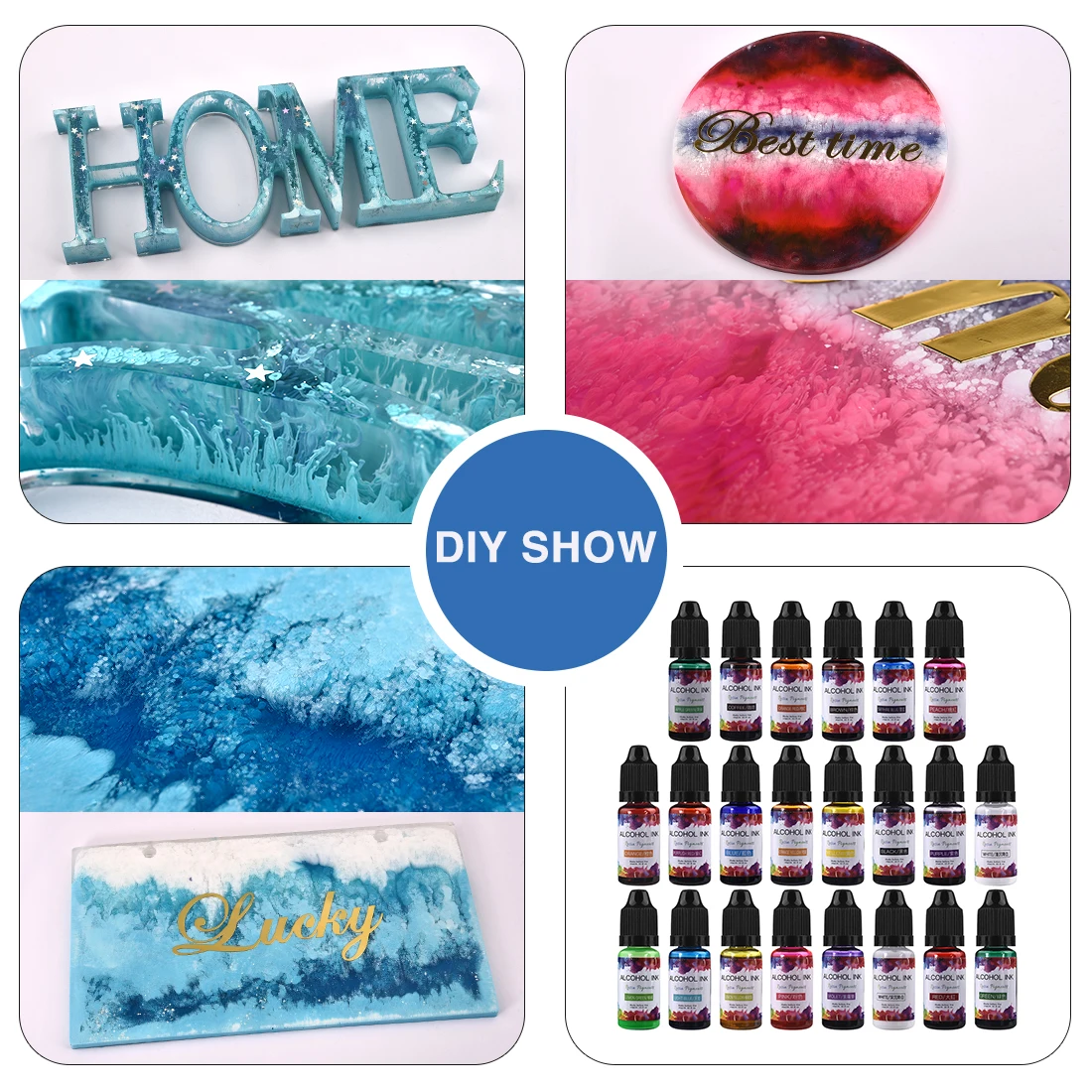22Colors 10ml UV Epoxy Resin P - Resin Pigment Set reseña y precio